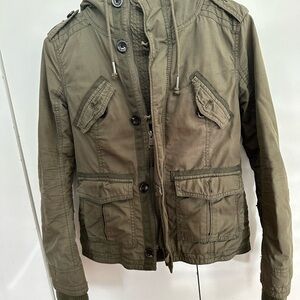 Aritzia TNA Army Green Military Jacket